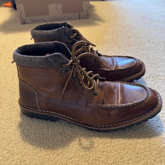 Steve Madden Boots Size 10.5 Cognac Leather main image 5